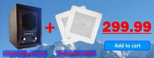 Alpine Living Air (XL) + Two Ozone Plates = $299.99!