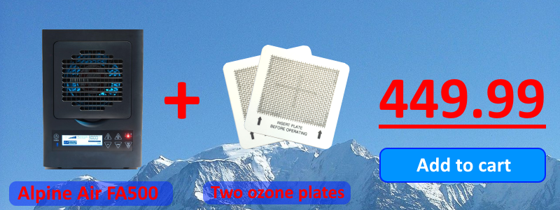 Alpine Air FA500 and two ozone plates for $449.99